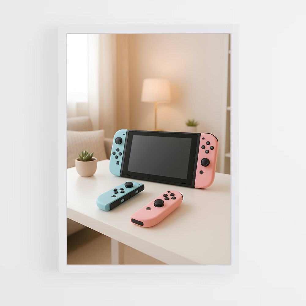 Poster Switch & Play – affiche Consoles (vue 3)